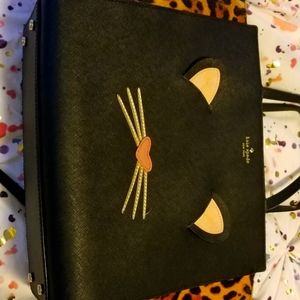 Kate spade cat/leopard purse